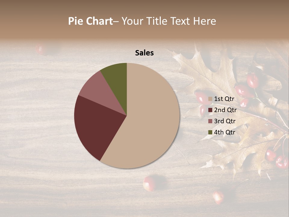 Object Bottle Yellow PowerPoint Template