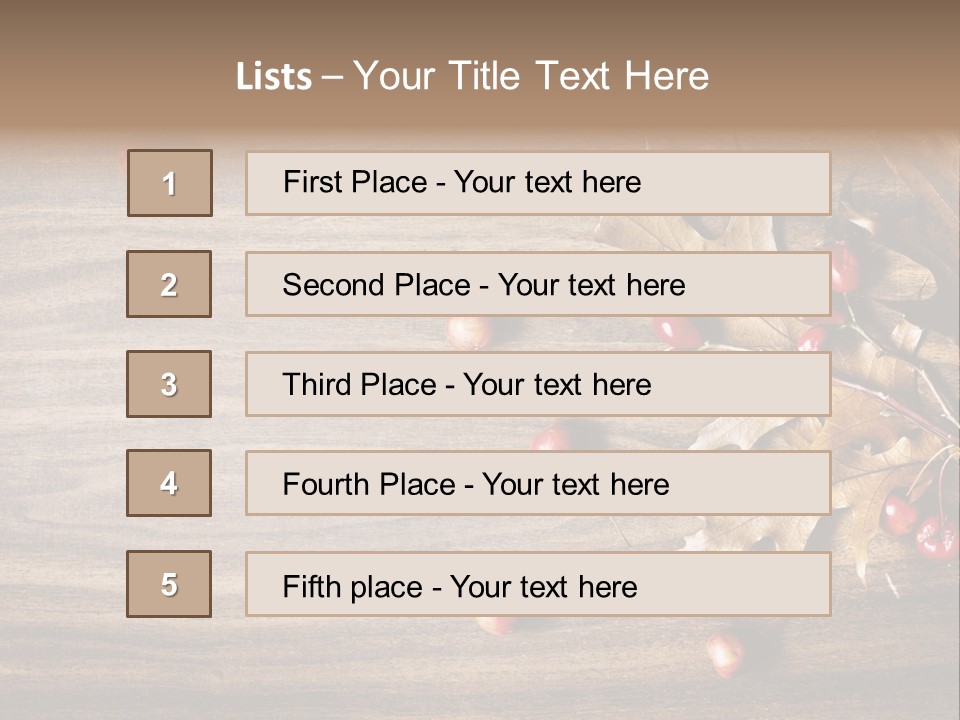 Object Bottle Yellow PowerPoint Template