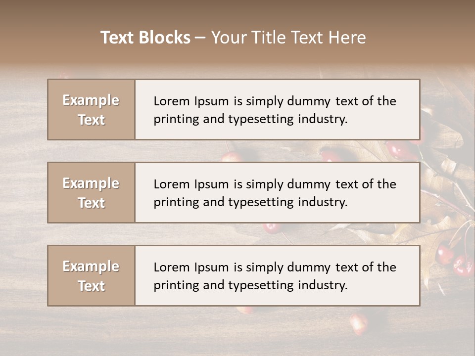 Object Bottle Yellow PowerPoint Template
