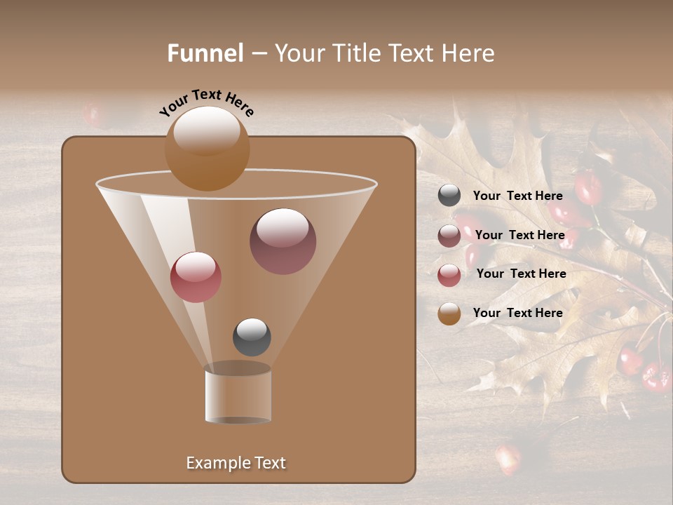 Object Bottle Yellow PowerPoint Template