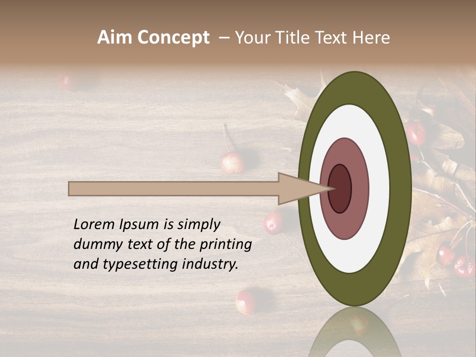 Object Bottle Yellow PowerPoint Template