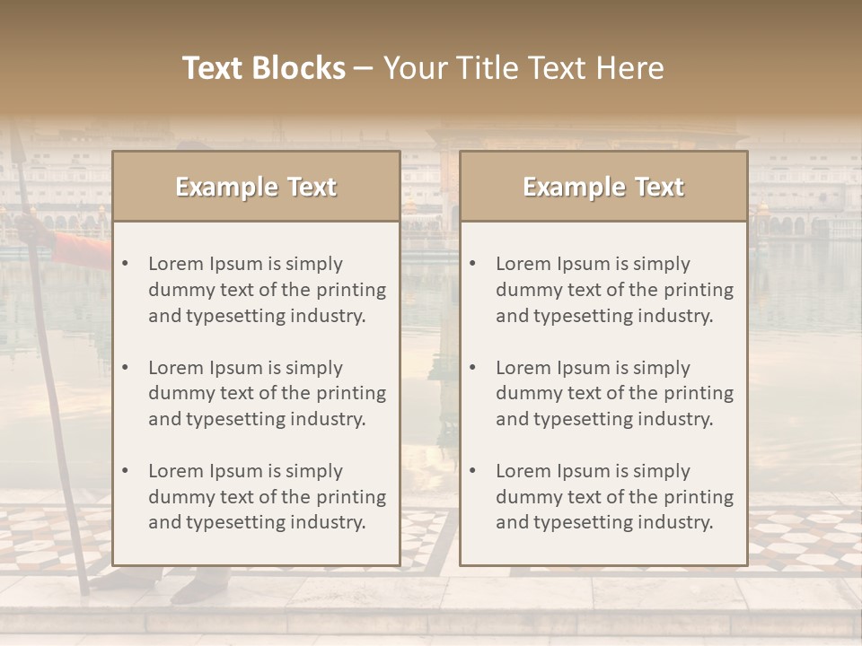Nature Tasty Setting PowerPoint Template