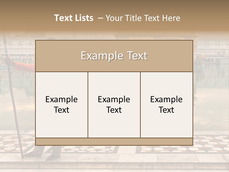 Nature Tasty Setting PowerPoint Template