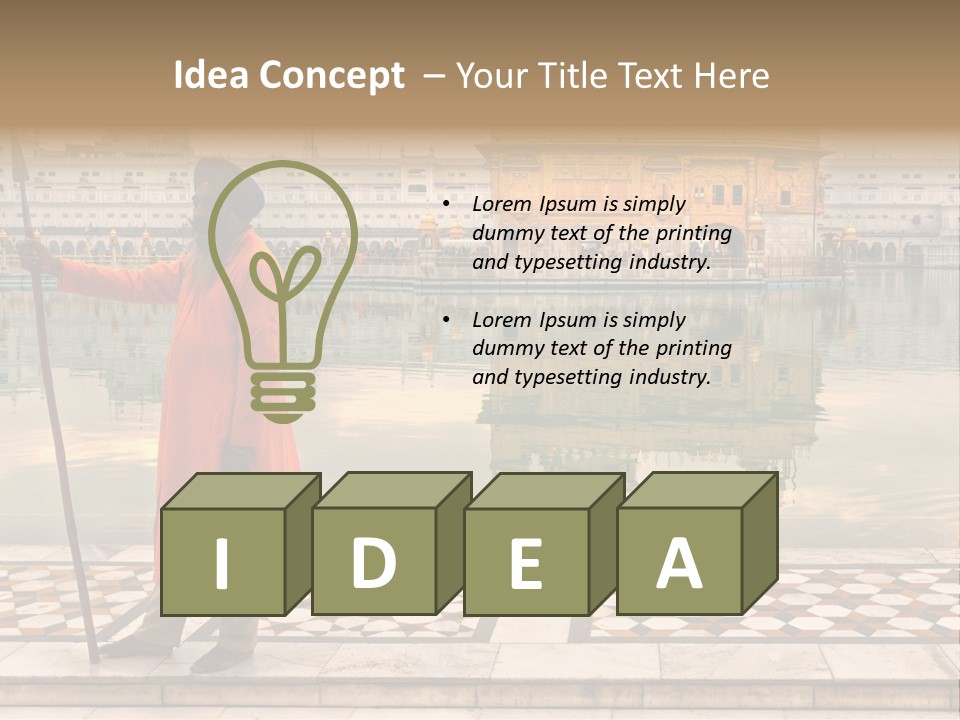 Nature Tasty Setting PowerPoint Template