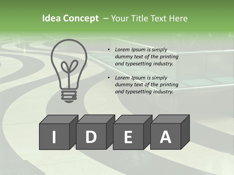 Nature Bottle Raw PowerPoint Template