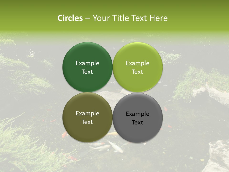 Horizontal Leaf Drop PowerPoint Template