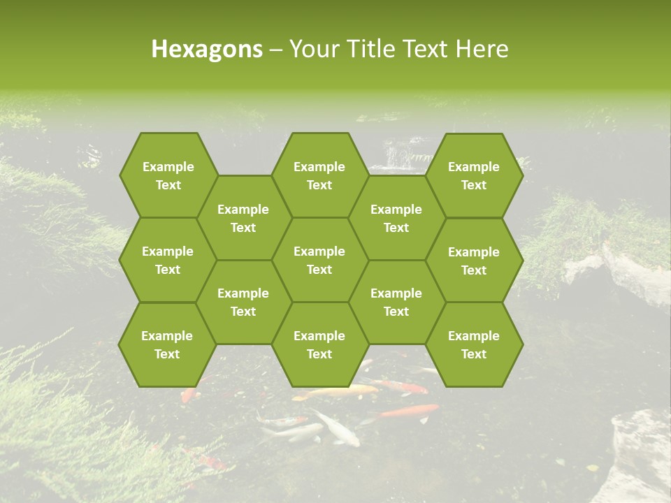 Horizontal Leaf Drop PowerPoint Template