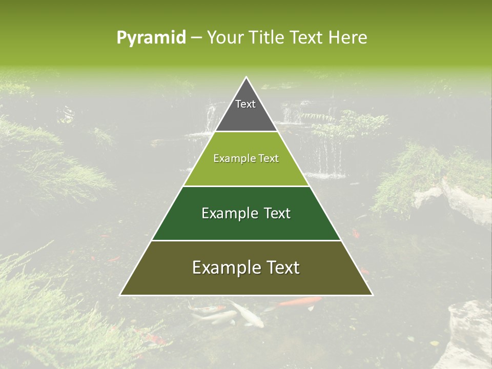 Horizontal Leaf Drop PowerPoint Template