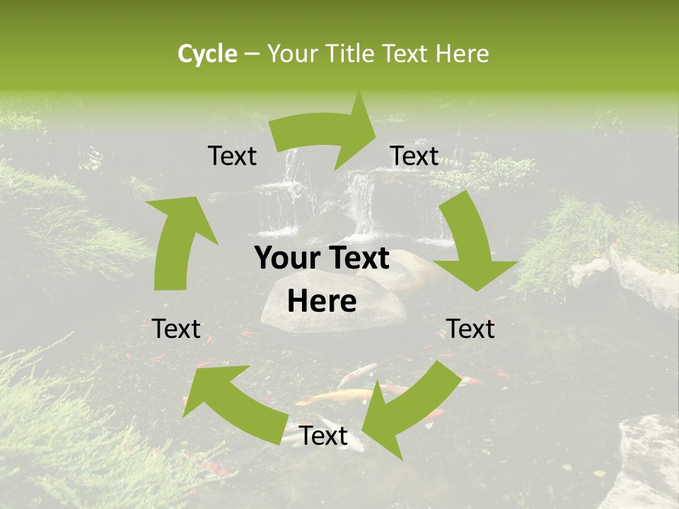 Horizontal Leaf Drop PowerPoint Template