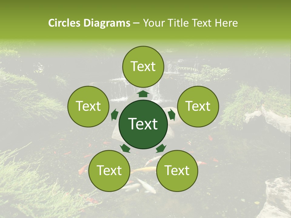 Horizontal Leaf Drop PowerPoint Template