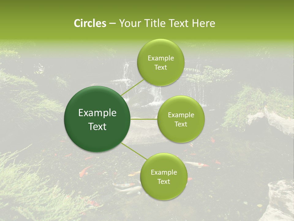 Horizontal Leaf Drop PowerPoint Template