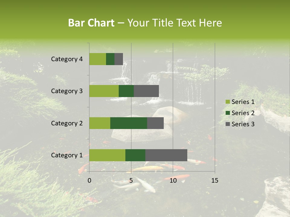 Horizontal Leaf Drop PowerPoint Template