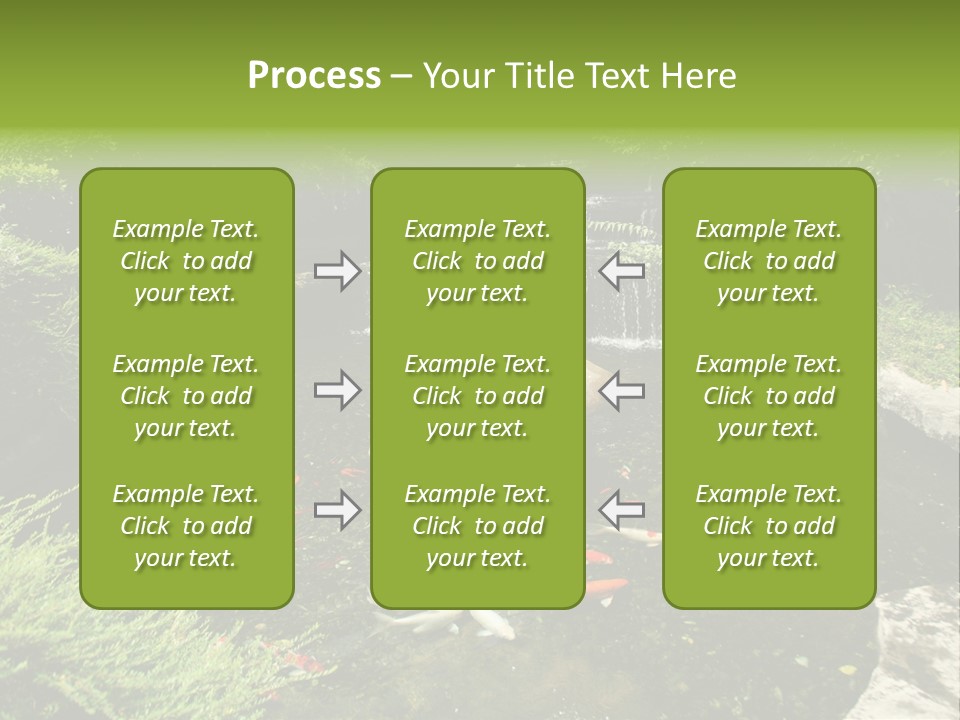 Horizontal Leaf Drop PowerPoint Template