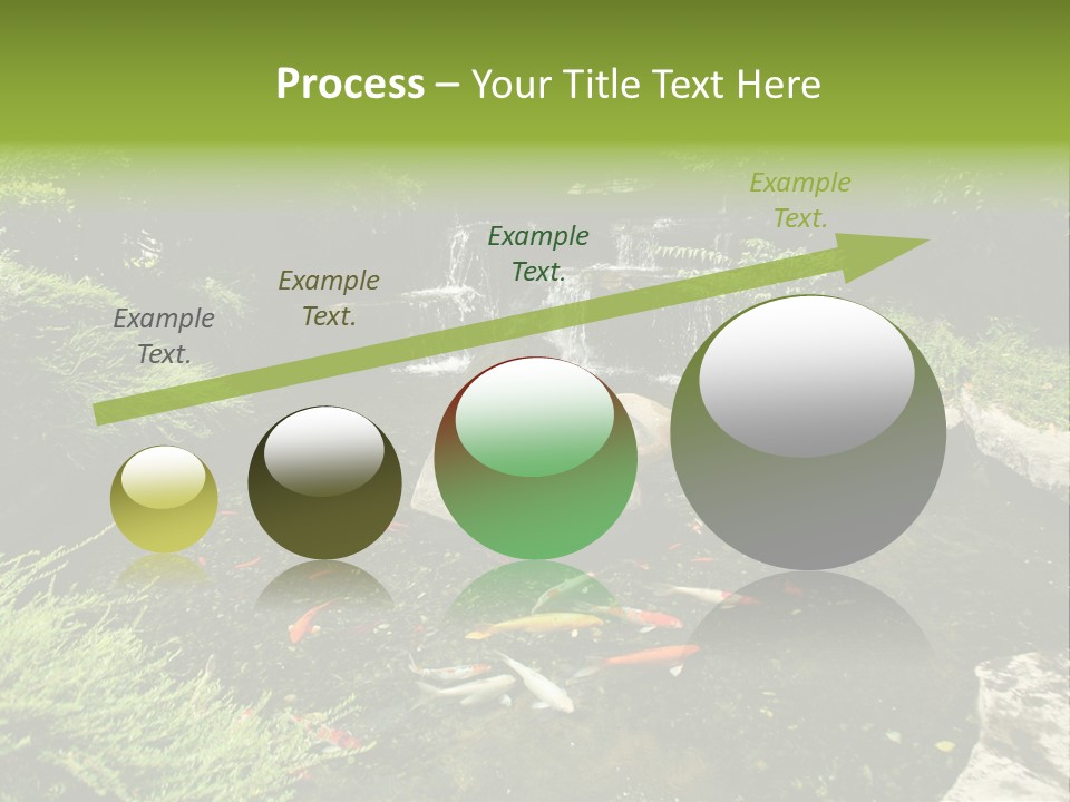 Horizontal Leaf Drop PowerPoint Template