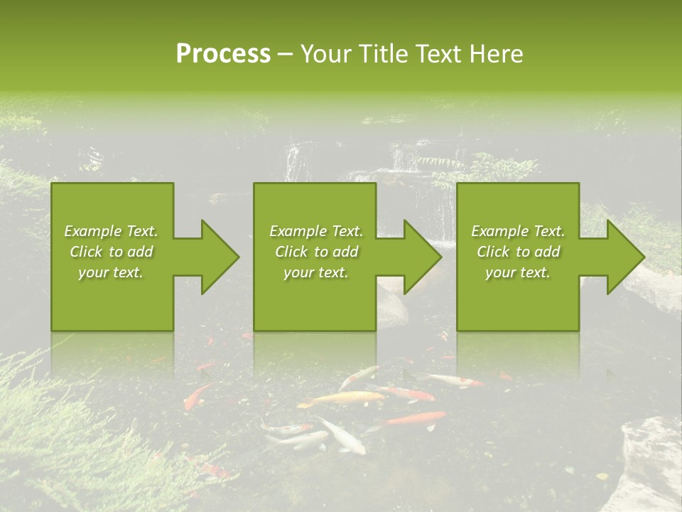 Horizontal Leaf Drop PowerPoint Template