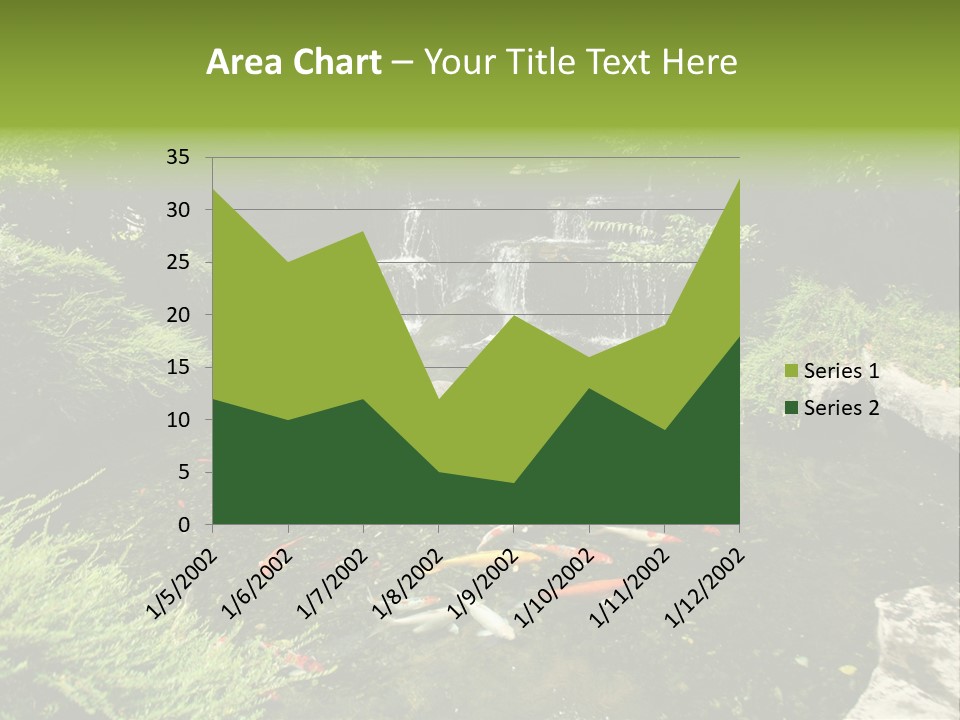 Horizontal Leaf Drop PowerPoint Template