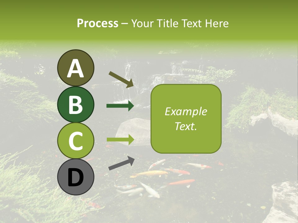 Horizontal Leaf Drop PowerPoint Template
