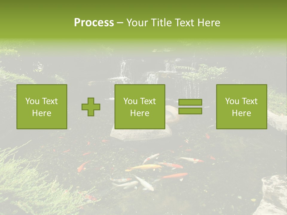 Horizontal Leaf Drop PowerPoint Template