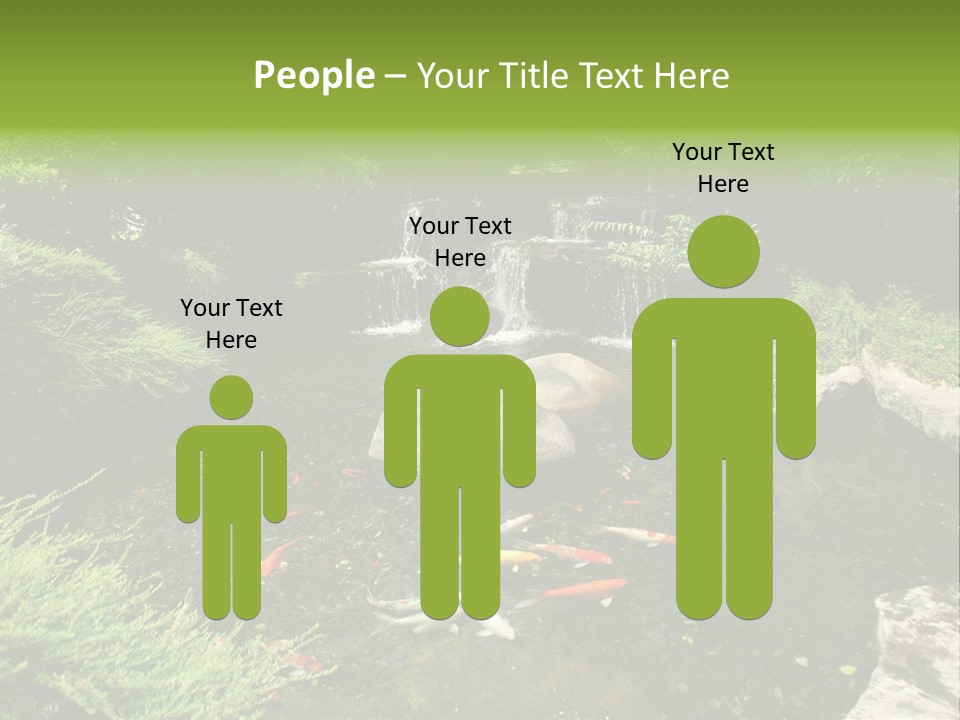 Horizontal Leaf Drop PowerPoint Template