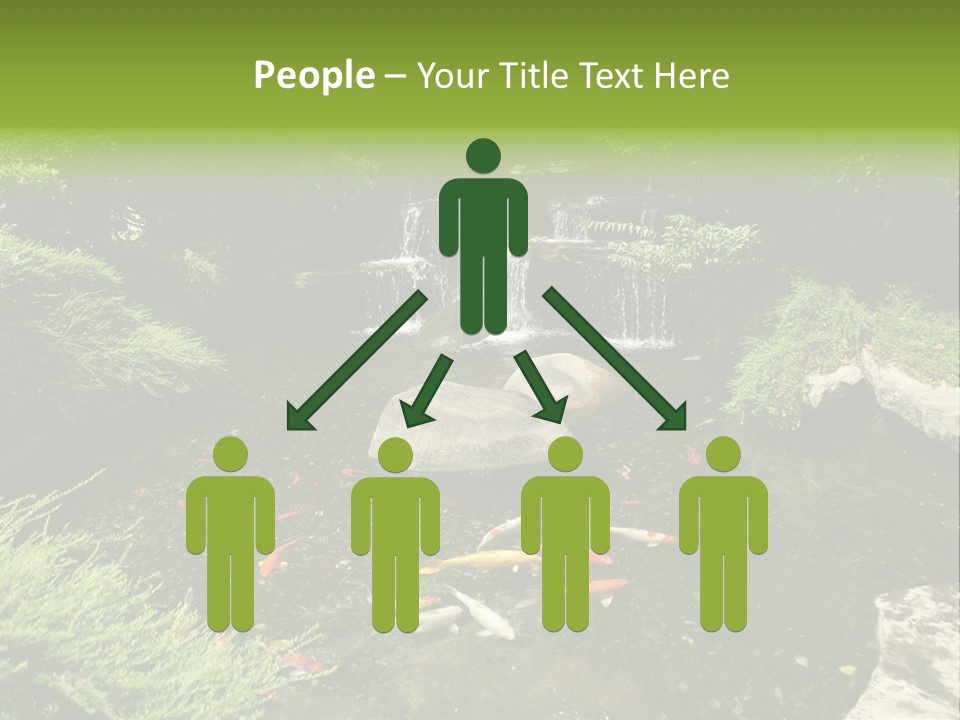 Horizontal Leaf Drop PowerPoint Template