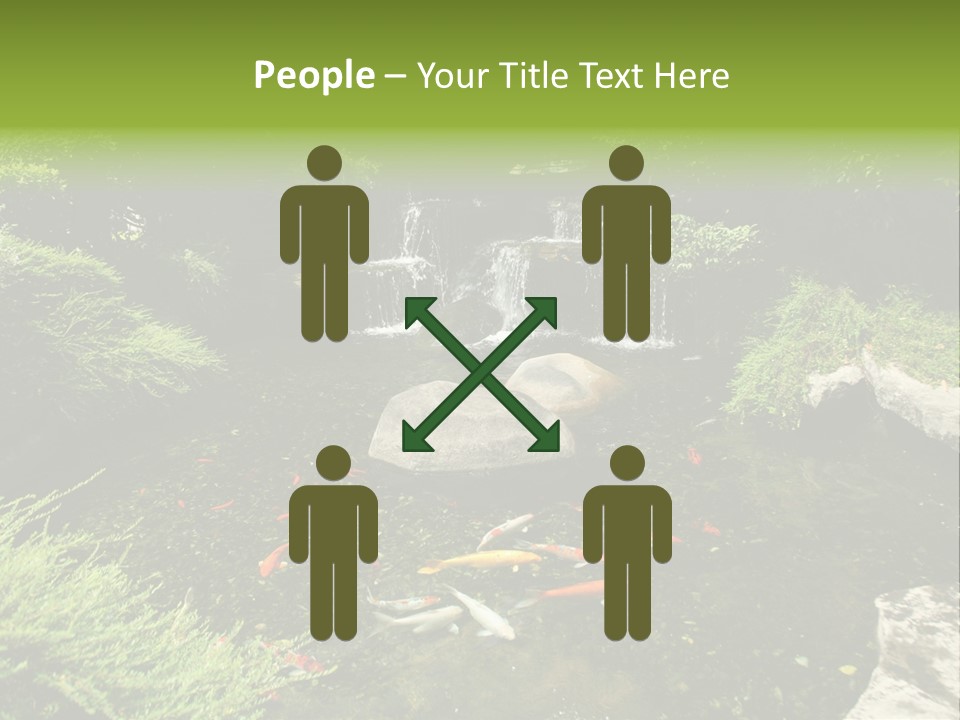 Horizontal Leaf Drop PowerPoint Template