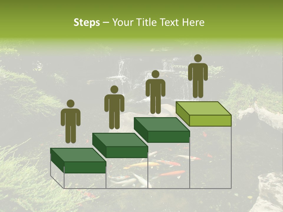 Horizontal Leaf Drop PowerPoint Template