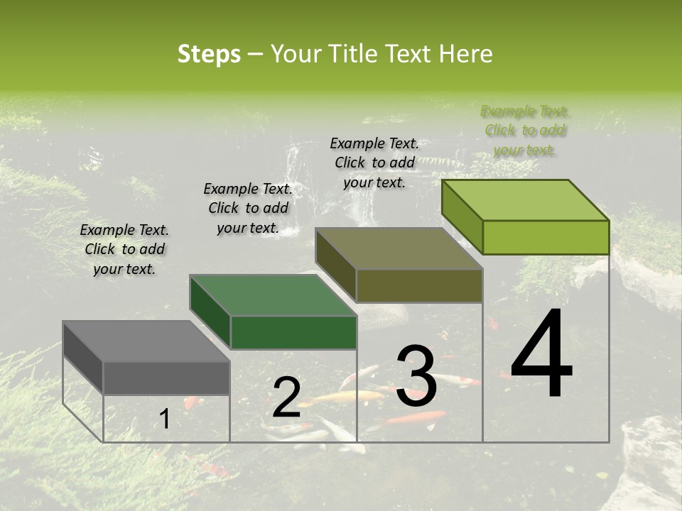Horizontal Leaf Drop PowerPoint Template