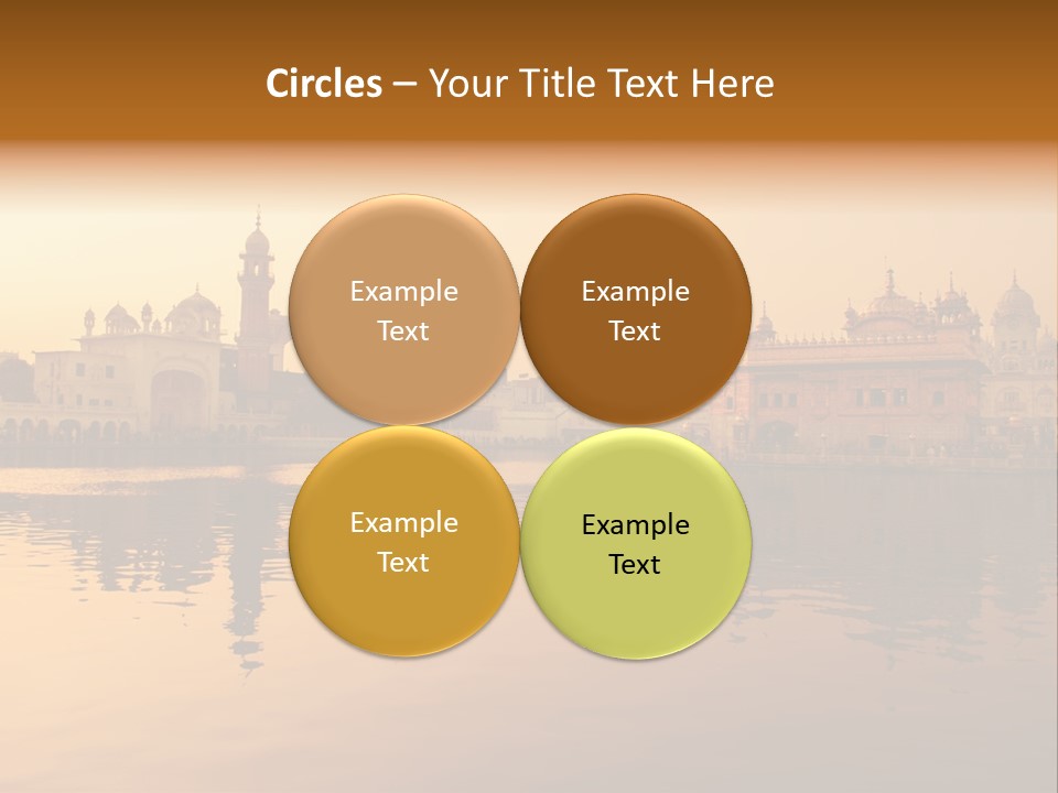 A Large Body Of Water With Buildings In The Background PowerPoint Template