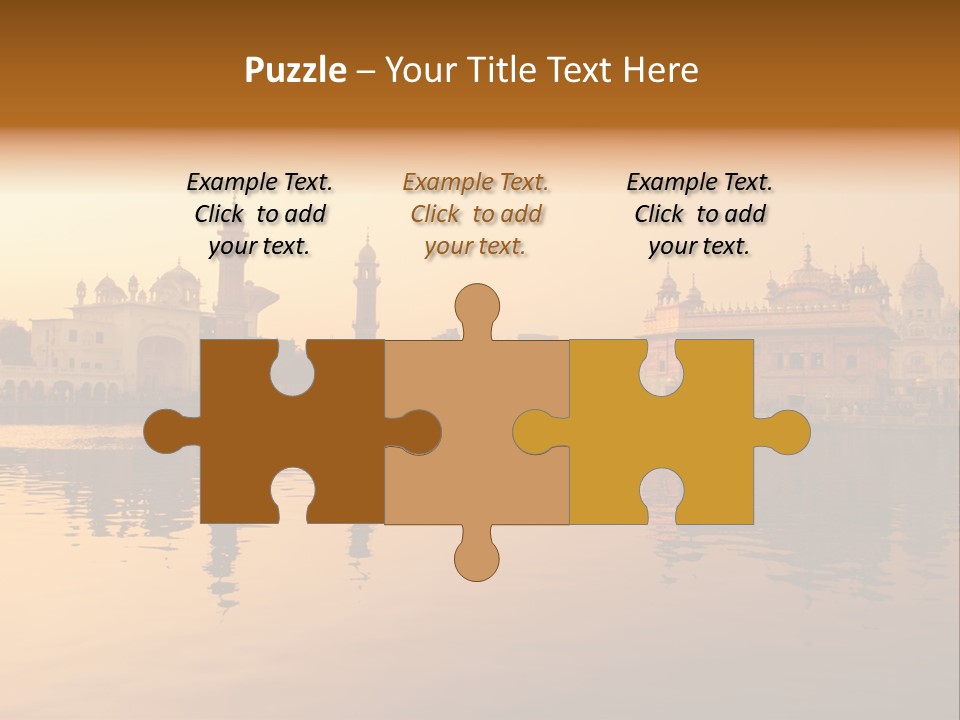 A Large Body Of Water With Buildings In The Background PowerPoint Template