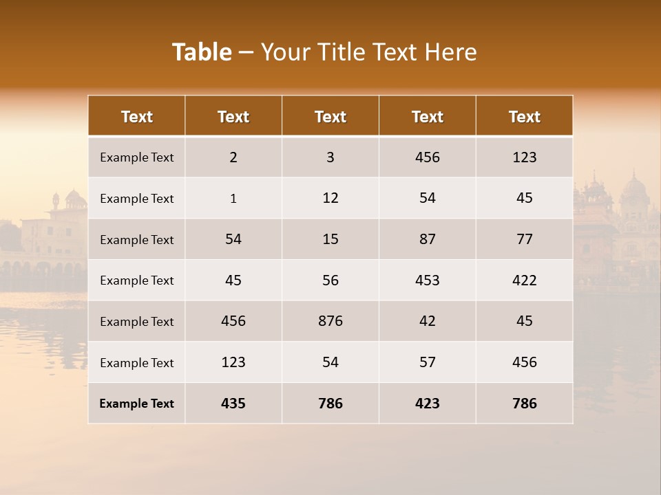 A Large Body Of Water With Buildings In The Background PowerPoint Template