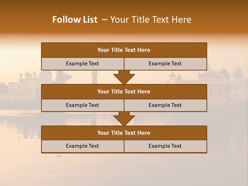 A Large Body Of Water With Buildings In The Background PowerPoint Template