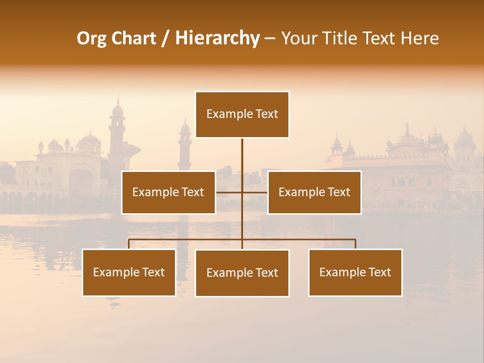 A Large Body Of Water With Buildings In The Background PowerPoint Template