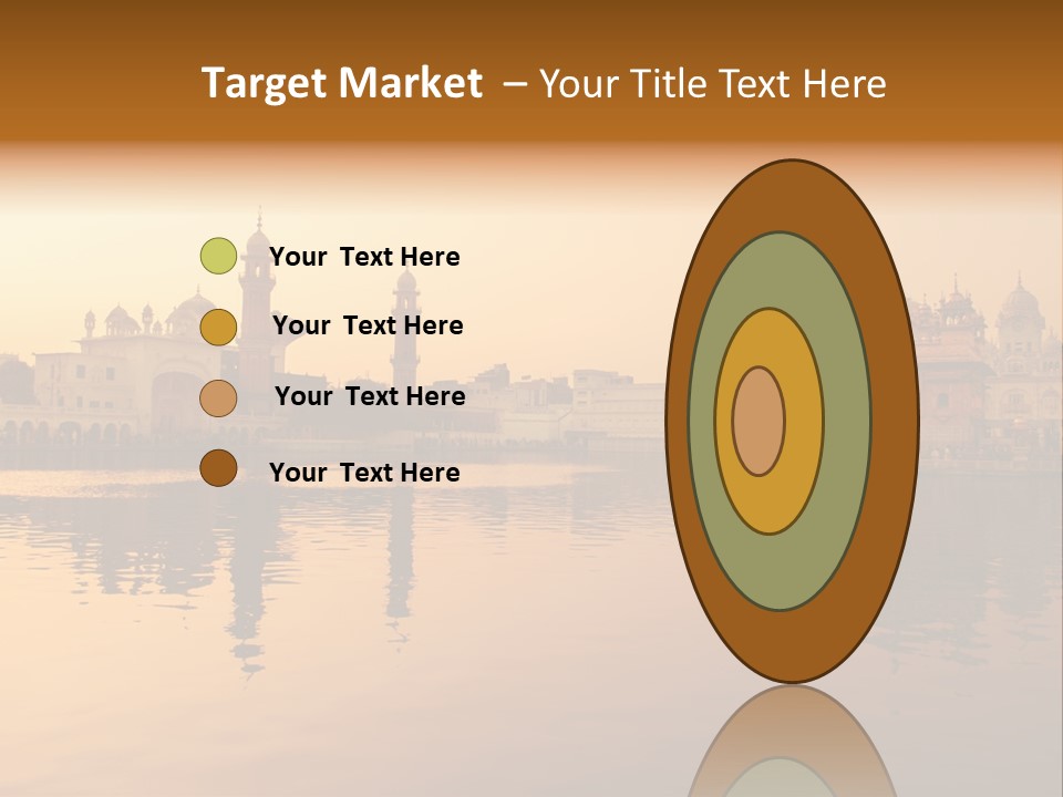 A Large Body Of Water With Buildings In The Background PowerPoint Template