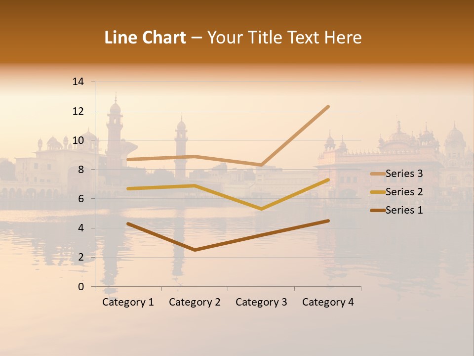 A Large Body Of Water With Buildings In The Background PowerPoint Template