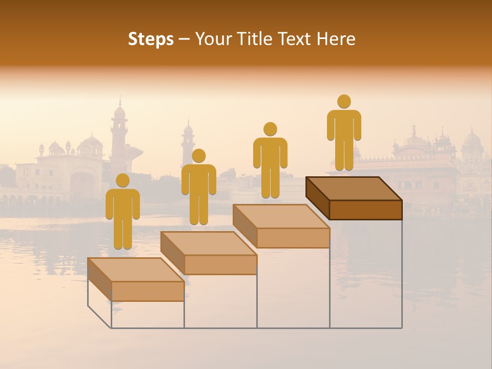 A Large Body Of Water With Buildings In The Background PowerPoint Template