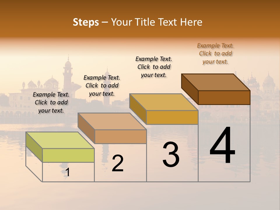 A Large Body Of Water With Buildings In The Background PowerPoint Template
