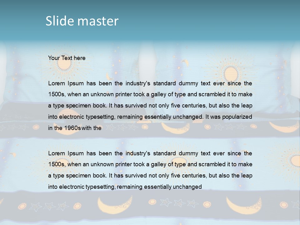 Horizontal Home Outdoor PowerPoint Template