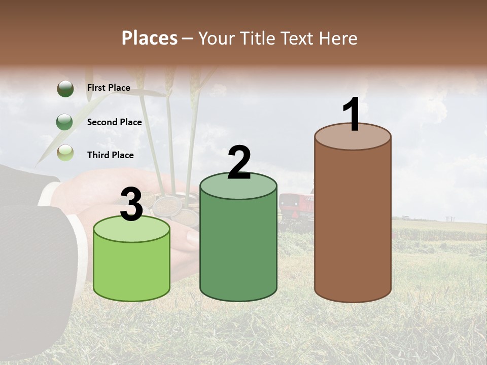 Wooden Healthy Food PowerPoint Template