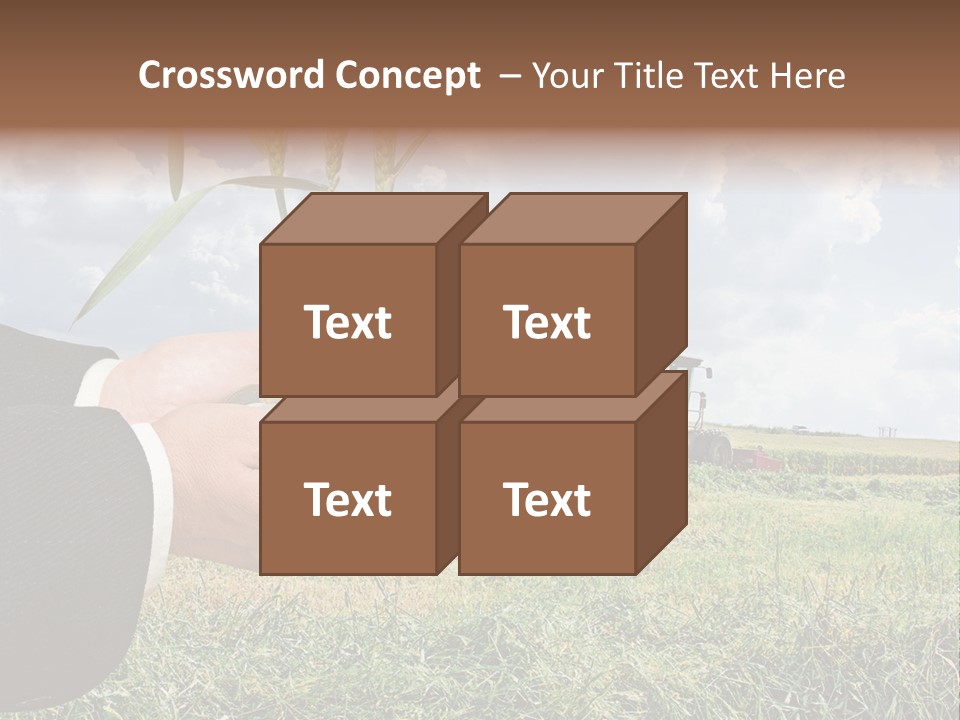 Wooden Healthy Food PowerPoint Template