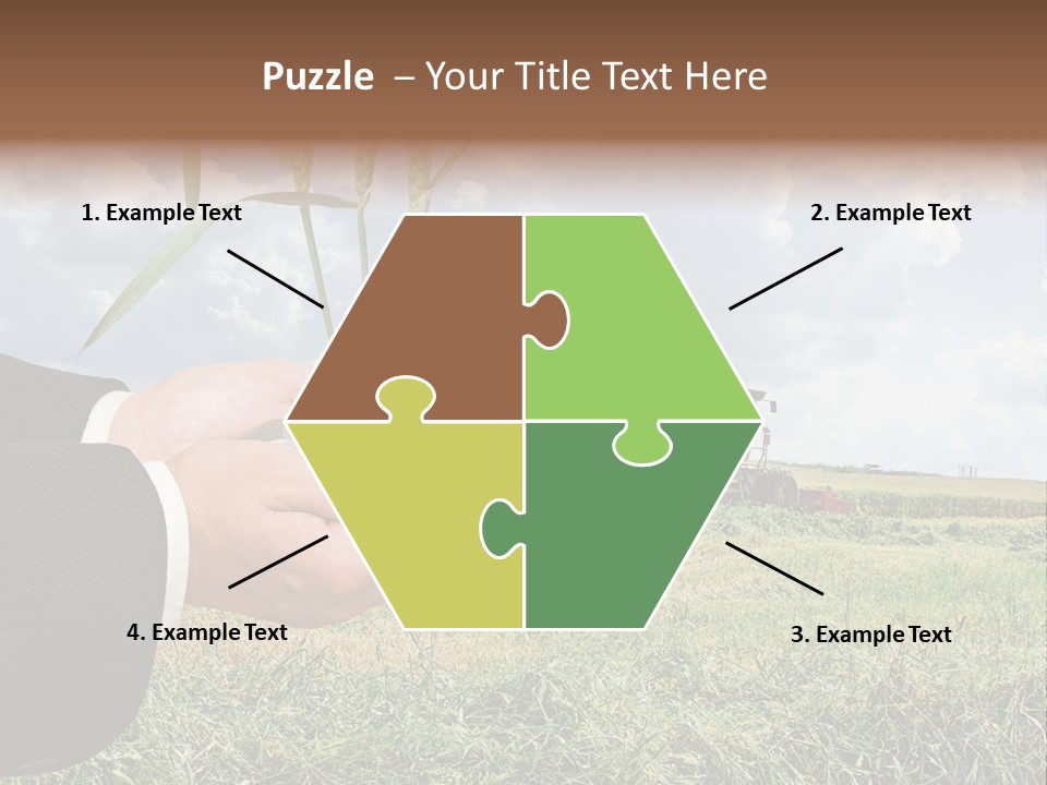 Wooden Healthy Food PowerPoint Template