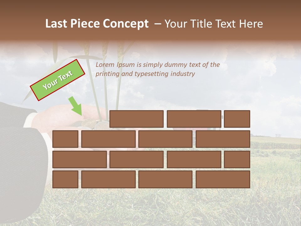 Wooden Healthy Food PowerPoint Template