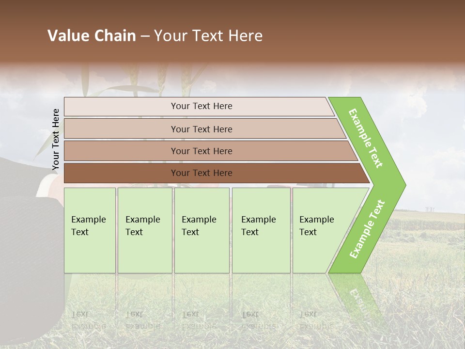 Wooden Healthy Food PowerPoint Template