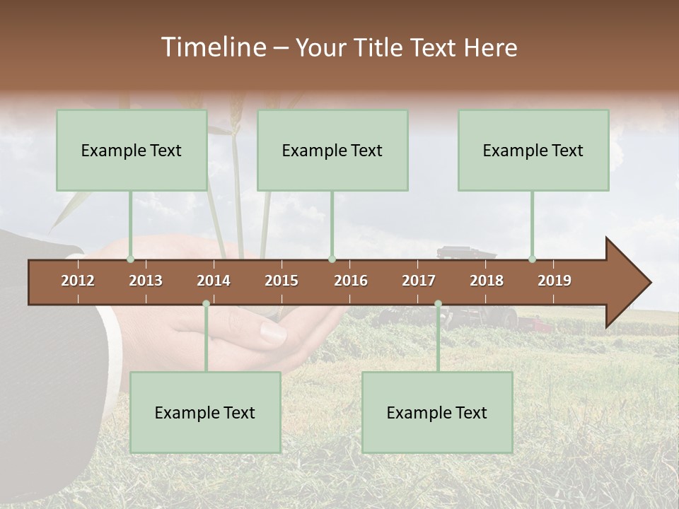 Wooden Healthy Food PowerPoint Template