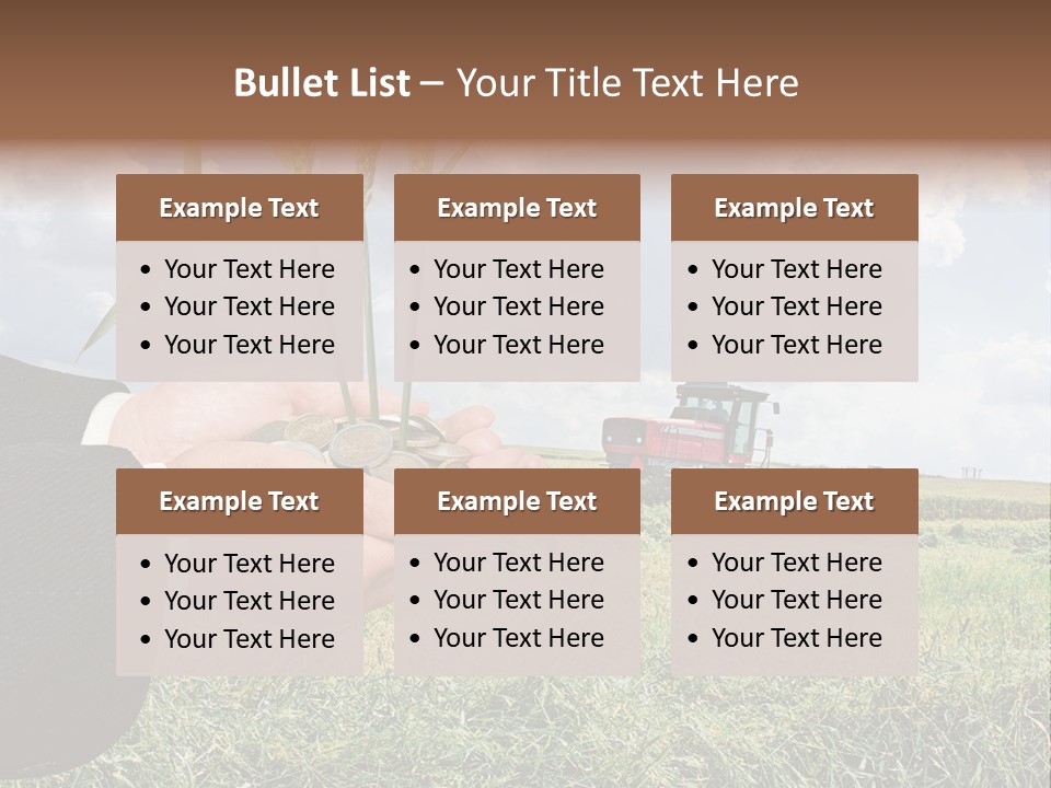 Wooden Healthy Food PowerPoint Template