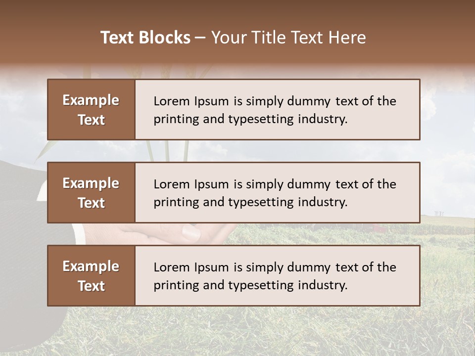 Wooden Healthy Food PowerPoint Template