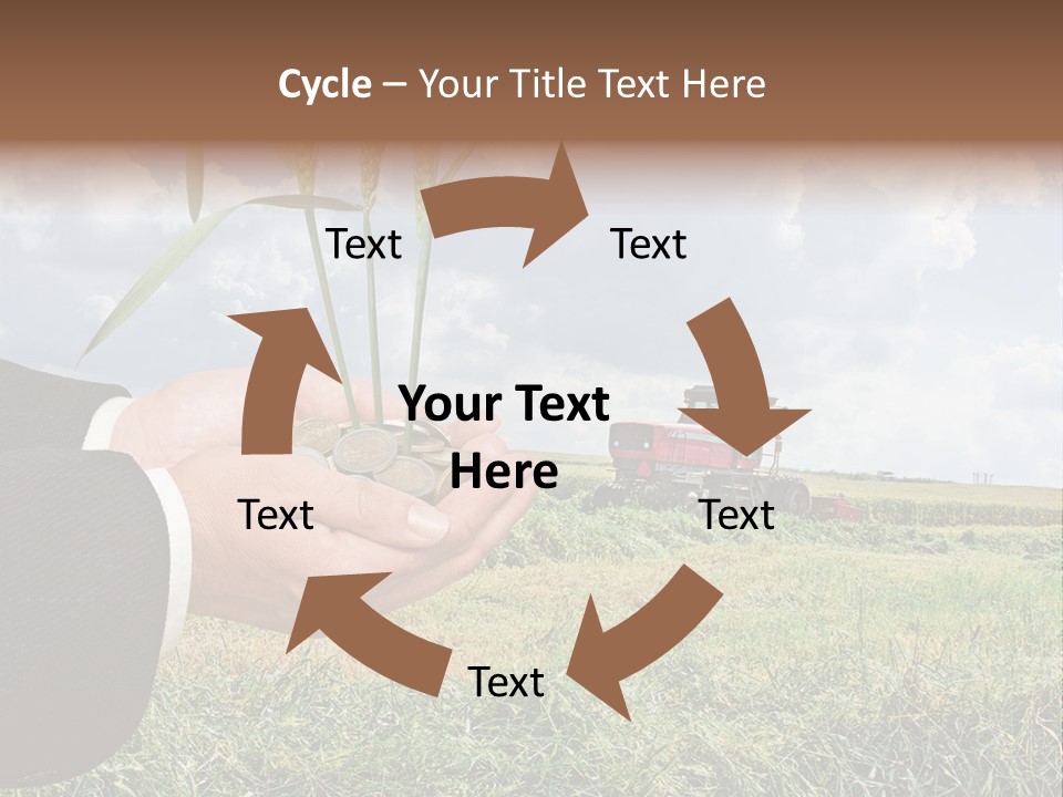 Wooden Healthy Food PowerPoint Template