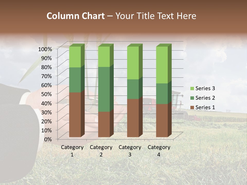 Wooden Healthy Food PowerPoint Template