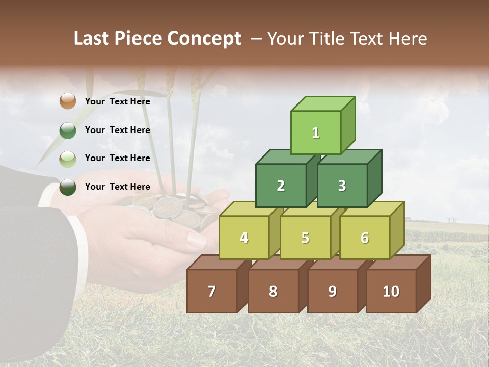 Wooden Healthy Food PowerPoint Template