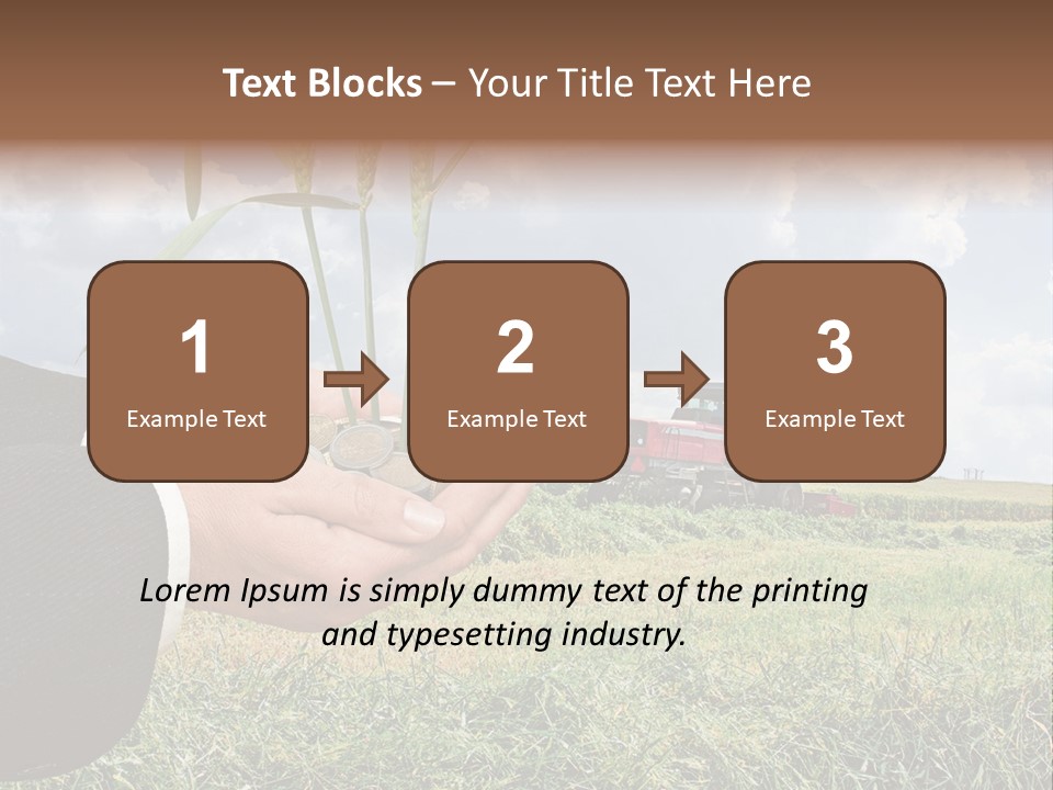 Wooden Healthy Food PowerPoint Template