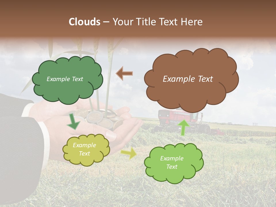 Wooden Healthy Food PowerPoint Template